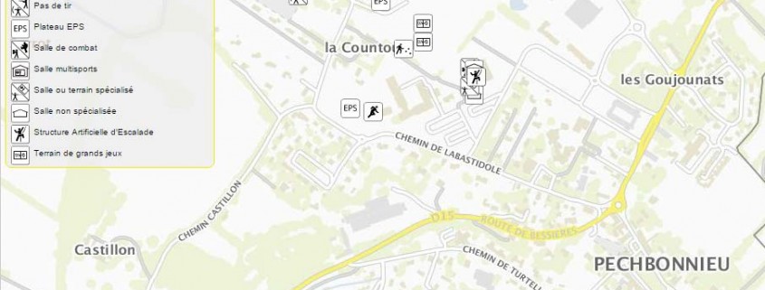 recensement des équipements sportifs