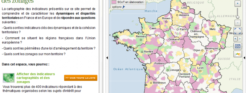 Datar - observatoire des territoires