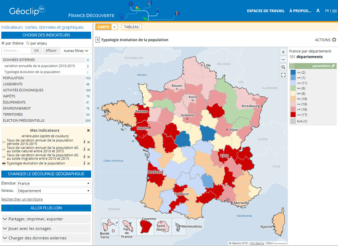 Un fond de carte France par commune optimisé pour le web et l'analyse  statistique - Icem7