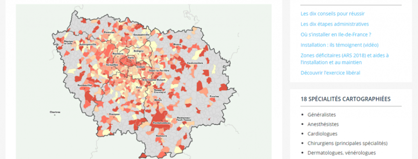 Soigner en Île-de-France : un site de l'URPS