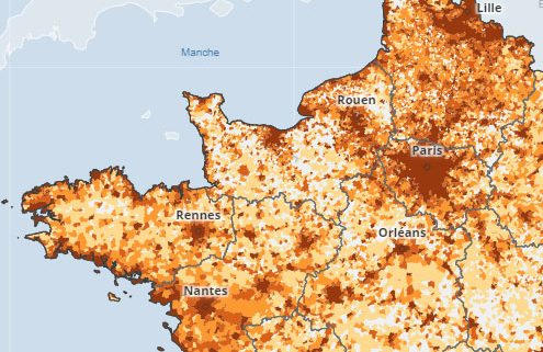 choropleth map