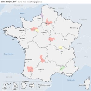 zones d'emploi interrégionales