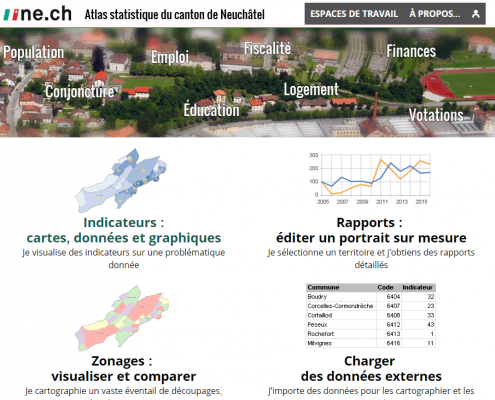 Statistical Atlas of the Neuchâtel Canton