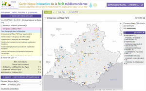 Cartothèque OFME : entreprises certifiées PEFC