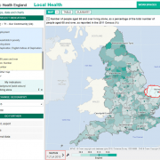 PHE Local Health: map