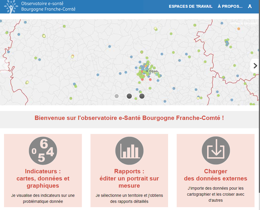 Observatoire e-santé du GRADeS Bourgogne-Franche-Comté - Page d'accueil