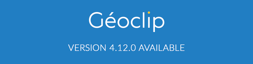 Géoclip 4.12.0 is available