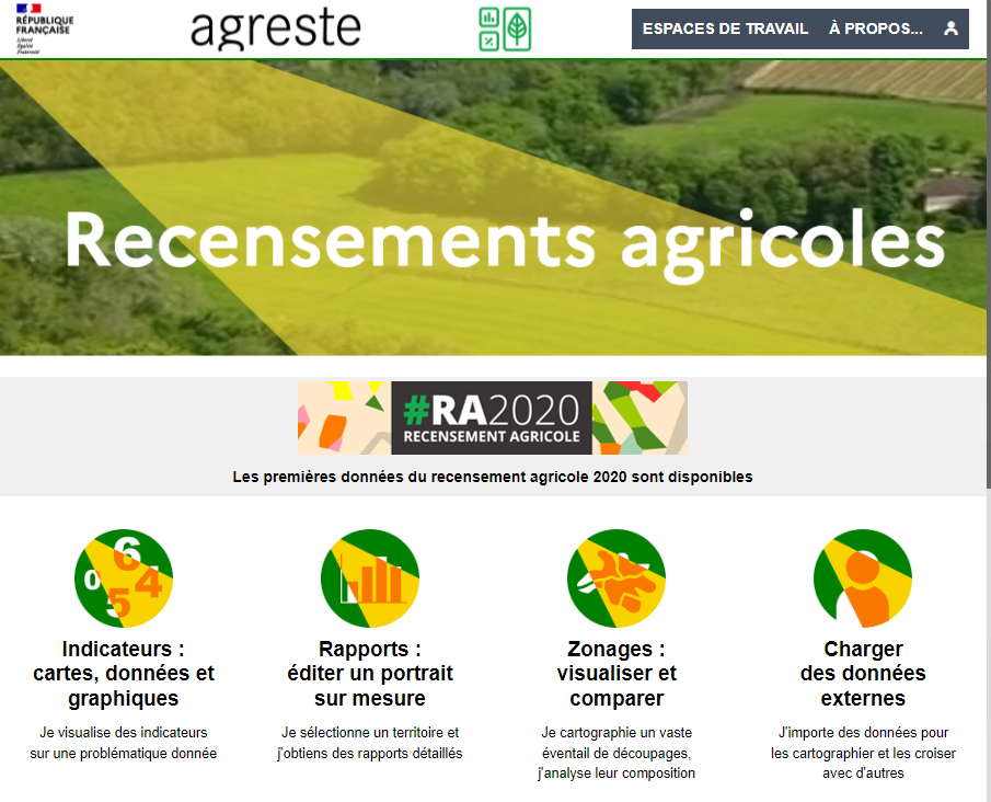 Agreste - The French Statistics and Forecasting Department of the Ministry of Agriculture and Food
